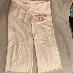 **SOLD**Pink loungewear capris size xs